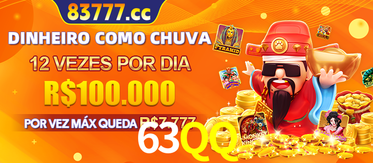 Banner do programa de recompensas Recomende para amigos do 63QQ, detalhando os bônus por convidar amigos, com prêmios que chegam a R$288.888.