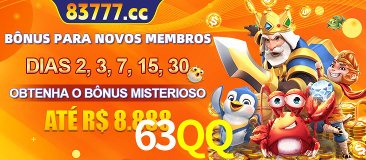 Anúncio dos benefícios para Membro VIP Sênior na plataforma 63QQ, incluindo bônus promocionais, semanais e mensais, ilustrado com o personagem Fortune Tiger.